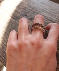 再入荷！"NAVAJO Jewelry"Stampwork Triangle Ring