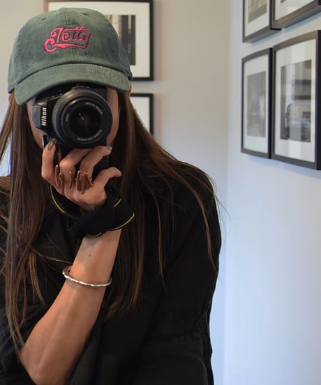 "THE DAY ON THE BEACH"5Panel Corduroy Baseball Cap
