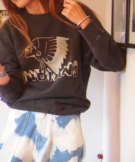 "KOUHEI TERRAI" Raglan Crew Sweat [INDIANS]