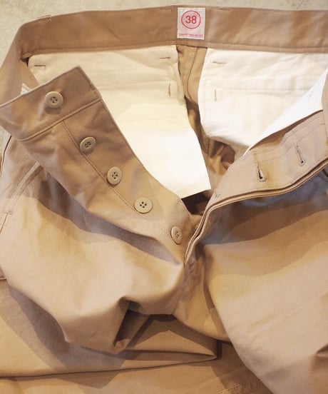 "CRANK PROJECTS" Cotton Serge Fat Pants