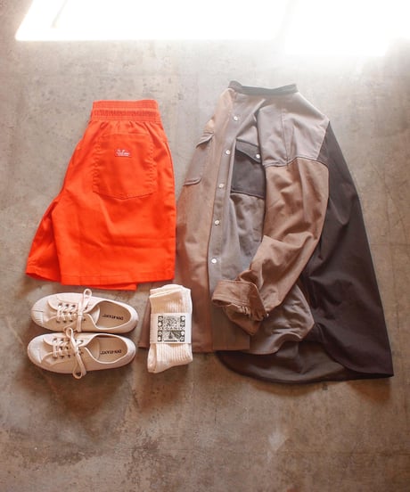 "COOKMAN" Chef Pants Short [Orange]
