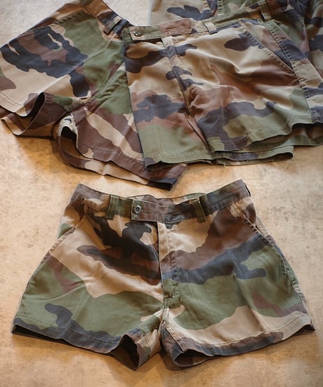 "FRENCH ARMY"CCE Camo Shorts