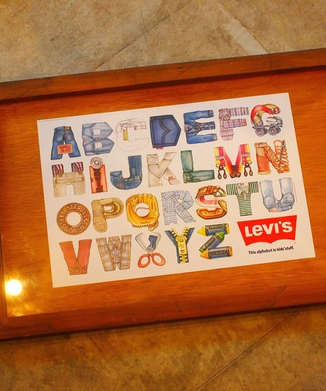 LEVI'S" 77's DEAD STOCK Adverting Poster