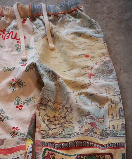 "Mr.RemakeMan."Vintage Tapestry Remake Easy Pants.④[Size:3(L)]