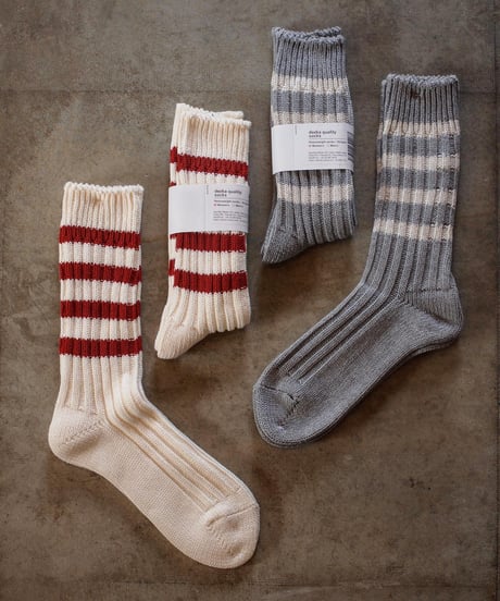 "decka quality socks"Heavyweight socks/Stripe