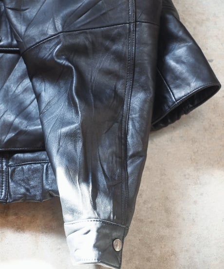"MODEM DESIGN" Recycle Leather Jacket