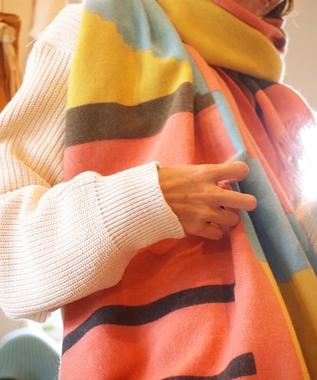 "SUBLIME" PATTERN MERINO STOLE