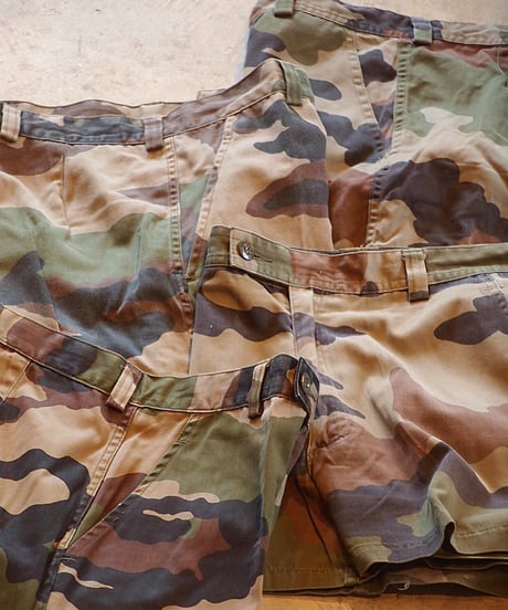 "FRENCH ARMY"CCE Camo Shorts