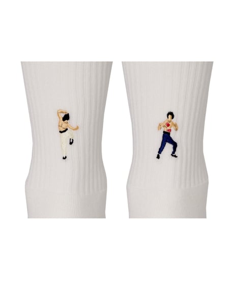 "decka Quality socks by BRÚ NA BÓINNE" Pile Socks / Embroidery / JB