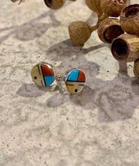 "ZUNI" Inlay Earring