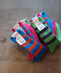 decka Quality socks Heavyweight Socks / Stripes / Crazy Color
