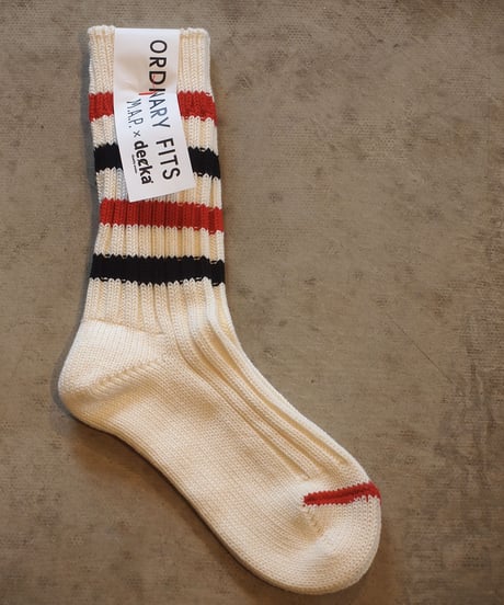 "decka Quality socks" by ORDINARY FITS "M.A.P" Socks[Stripe]