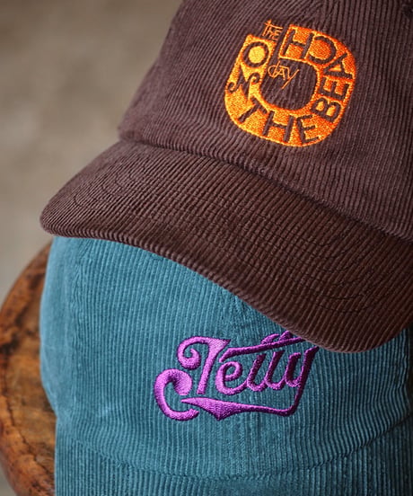 "THE DAY ON THE BEACH"5Panel Corduroy Baseball Cap