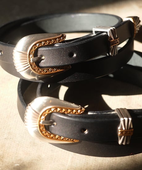 "MOONSHINE LEATHER"Del Rio Buckle Belt