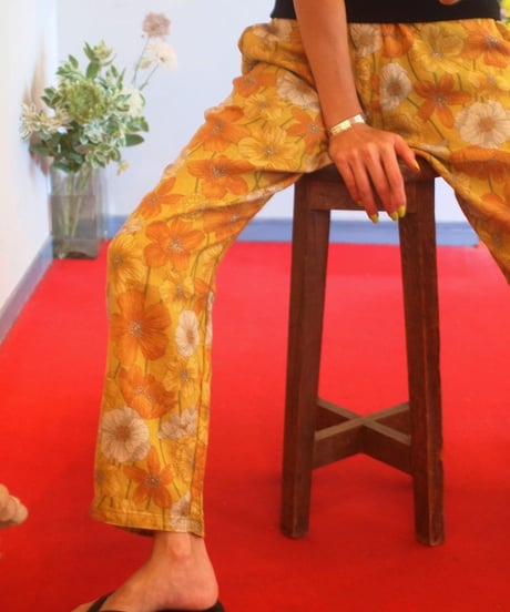 "Nasngwam"Flower Easy Pants