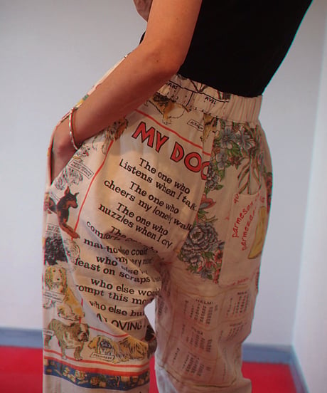 "Mr.RemakeMan."Vintage Tapestry Remake Easy Pants.①[Size:2(M)]