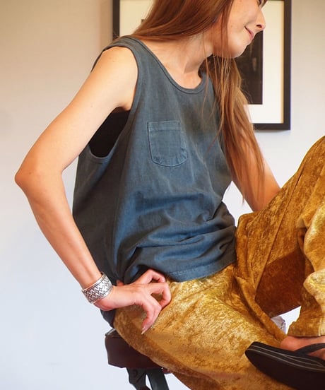 "GOOD ON"Pocket Tank Top