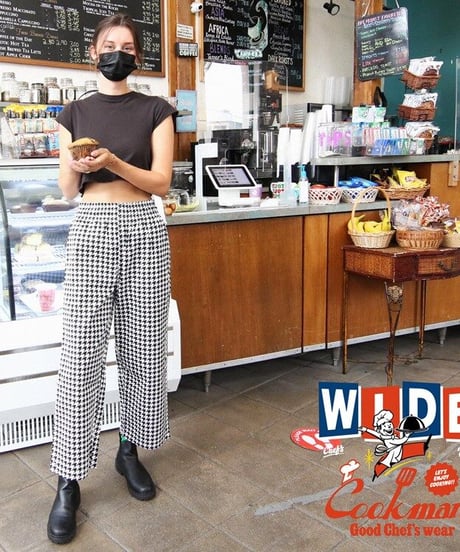 "COKMAN" Wide Chef Pants[Chidori]