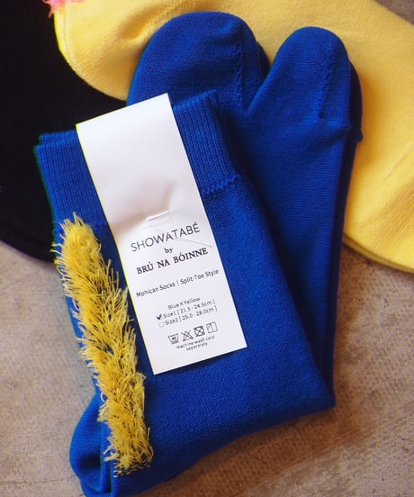 “SHOWATABE" by BRU NA BOINNE Mohikan Socks|Split-Toe Style