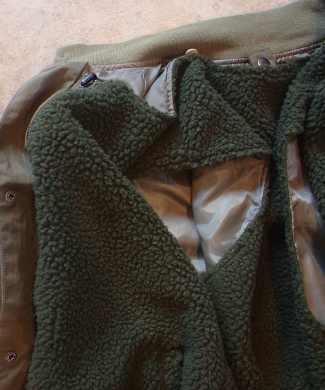 "MODEM DESIGN" Stand Collar Jacket with Liner