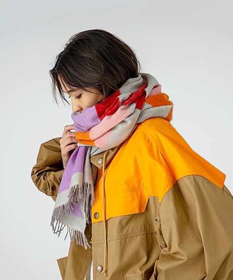 "SUBLIME" PATTERN MERINO STOLE