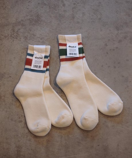 "decka Quality Socks" 80’s Skater Socks[Short Length]