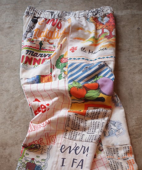 "Mr. Remake Man" Vintage Tapestry Remake Easy Pants