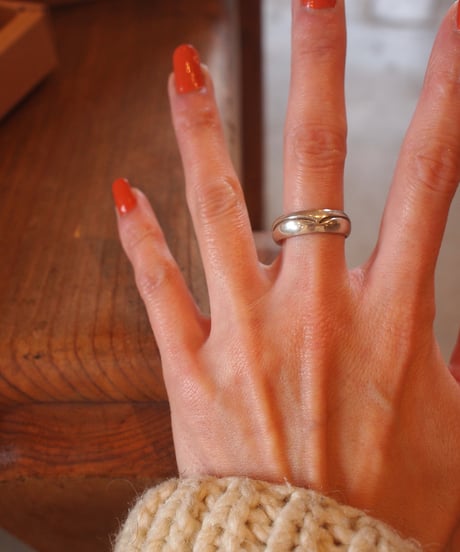 "NAVAJO" Stampwork Silver Ring