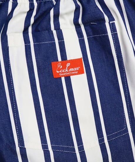 "COOKMAN"Chef Pants[Awning Stripe Navy]