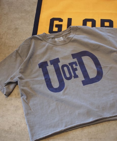 "THE DAY ON THE BEACH" Cut Off Short Sleeve Tee(U of D)