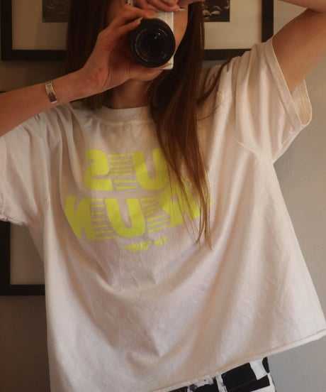 "THE DAY ON THE BAECH" Cut Off Shorts Sleeve Tee(US RUN I am GUMP)
