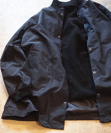 "MODEM DESIGN" Stand Collar Jacket with Liner