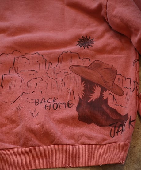 "work of art KENDAI" Half Zip Sweat Shirts