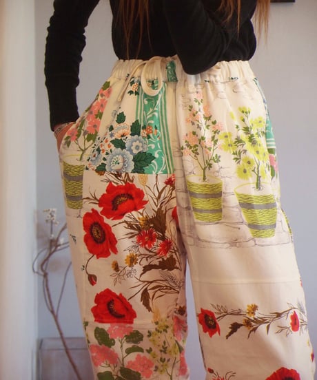"Mr. Remake Man" Vintage Tapestry Remake Easy Pants
