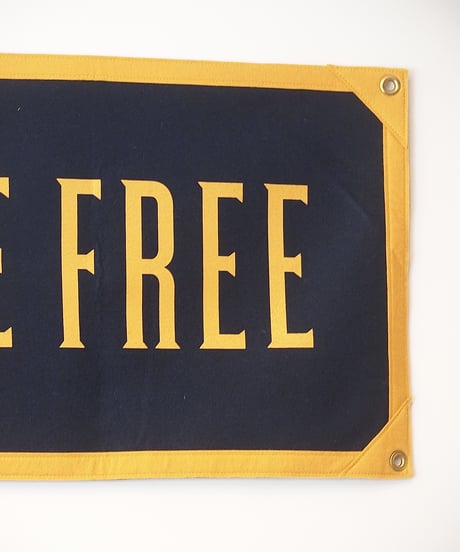 ""OXFORD PENNANT"BE FREE Camp Flag