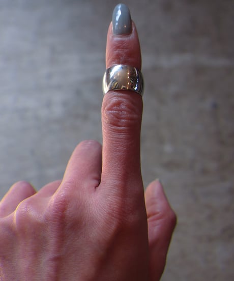 "NAVAJO" Silver Plane Ring