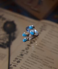 "NAVAJO JEWELRY" Silver Wrap Ring