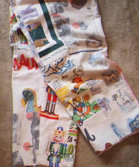 "Mr. Remake Man" Vintage Tapestry Remake Easy Pants