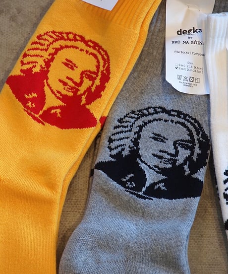 "decka"×"BRU NA BOINNE"Pile Socks「COMPOSTER」