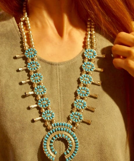 ”NAVAJO” Rversivle CIuster Naja Necklace