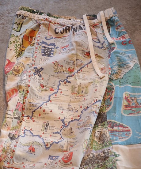 "Mr.RemakeMan."Vintage Tapestry Remake Easy Pants.②[Size:3(L)]