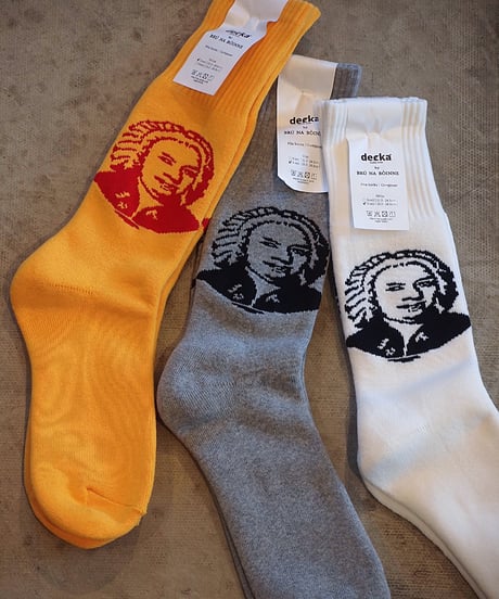 "decka"×"BRU NA BOINNE"Pile Socks「COMPOSTER」