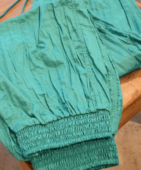 Last.1"O.K." Sports Style Nylon Jog Pants
