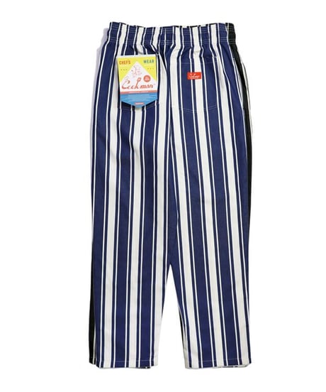 "COOKMAN"Chef Pants[Awning Stripe Navy]