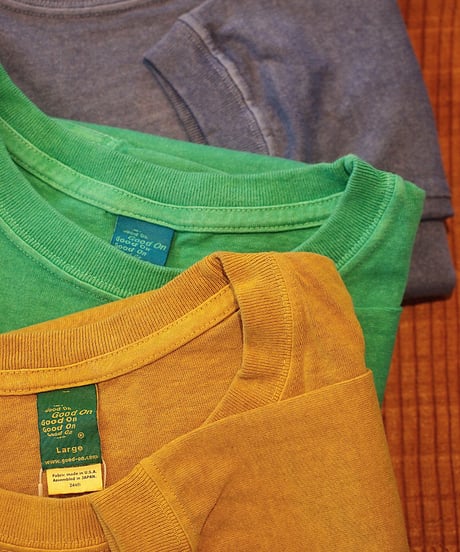 "GOOD ON"Long Sleeve Crew Tee
