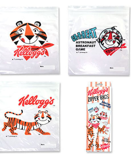 "ZIPPER BAGS" Kelloggs