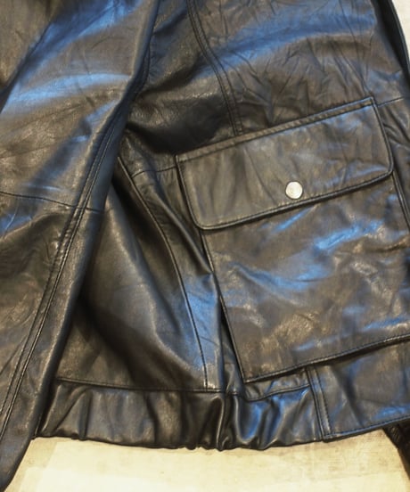 "MODEM DESIGN" Recycle Leather Jacket