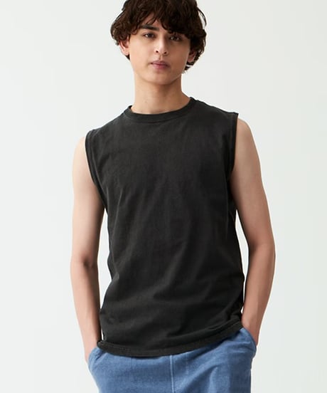 "GOOD ON" No Sleeve Tee