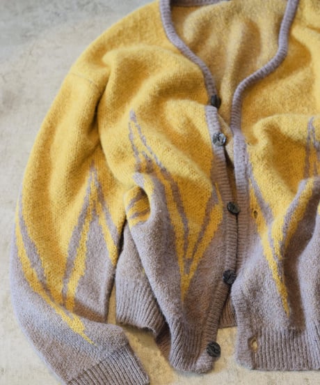 "MODEM DESIGN" Mohair Cardigan