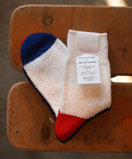 "SHOWATABE"×BRUNABOINNE" Textured Cotton Socks